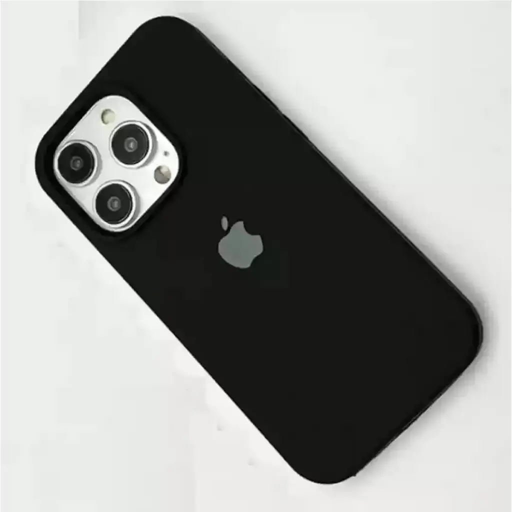 [PO23BIP16PMAX-1-2] Official Black Back Case for iPhone 16 Pro Max – Premium Soft Protective Cover