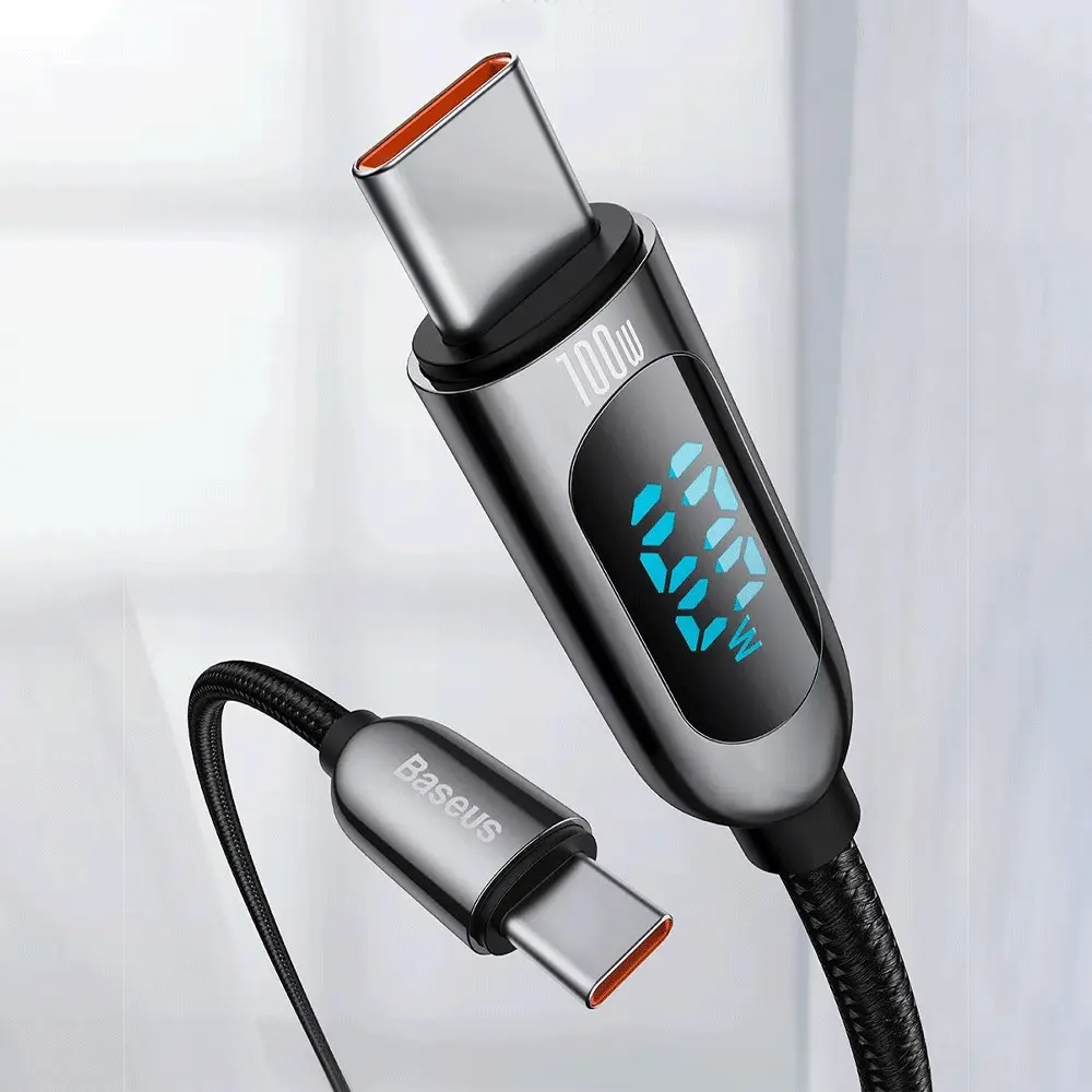 Baseus Display Fast Charging Data Cable Type-C to Type-C 100W 1m | Black