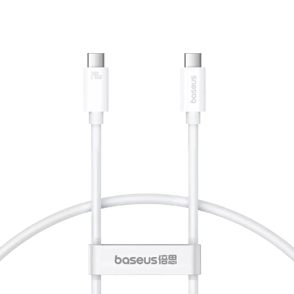 Baseus Flash Series 2 USB 4 Full Featured Data Cable Type-C to Type-C 8K 240W 1m Cluster | Black