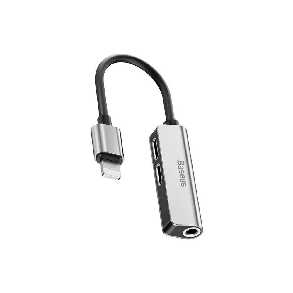 Baseus L52 iPhone To Dual iPhone + 3.5mm Jack Converter