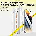 Corning Series Full-Coverage Privacy iPhone 15 Pro, Clear (Pack of 1)