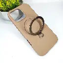 iPhone 16 Pro Max J-CASE Liquidity Armour Bracket&Magsafe Soft Liquid Official Silicone Back Case (Desert Titanium)