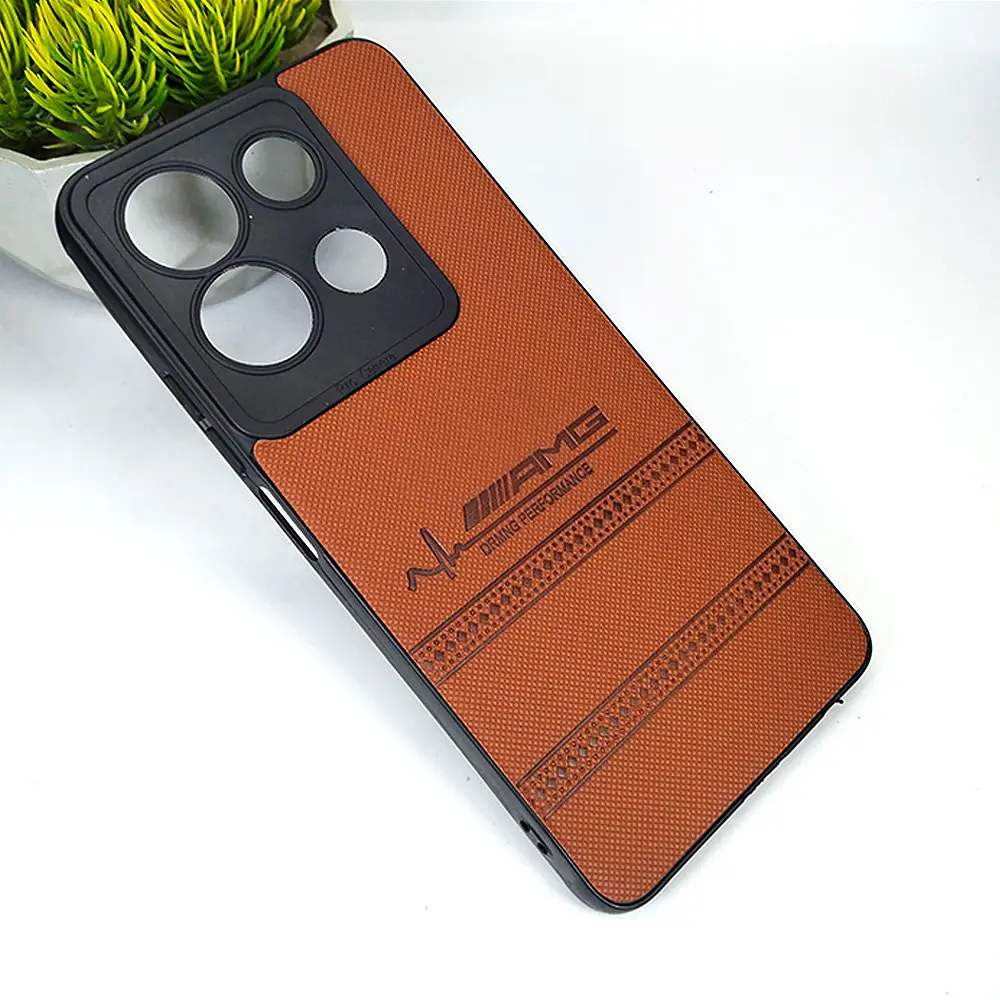 Infinix Note 30 4G|5G AMG Leather Back Case (Brown)