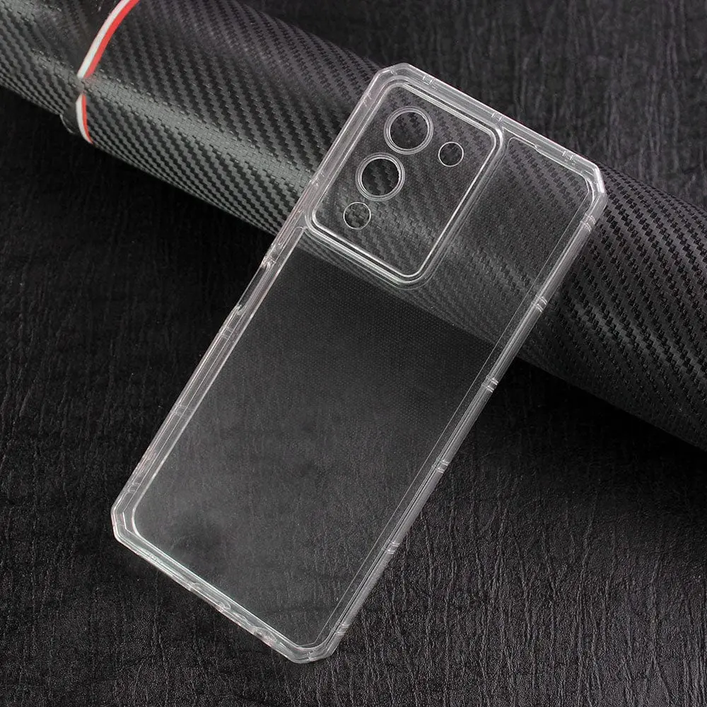 [PO7BINOT12G96-3] Infinix Note 12 G96 Dust Plug TPU|Transparent Back Case