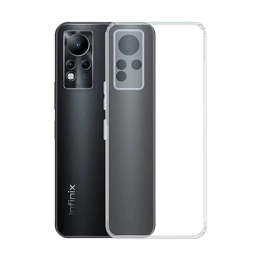 Infinix Note 12 G88|Note 11 Dust Plug TPU|Transparent Back Case