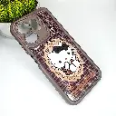 Infinix Hot 50i|Smart 9 Printed Soft Silicone Back Case (Dark Brown)