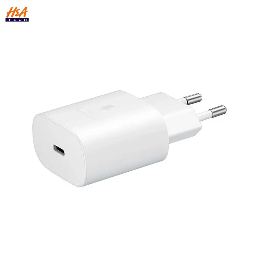 Samsung 25W Power Adapter W / O Cable White 2 Pin EU Plug New Version