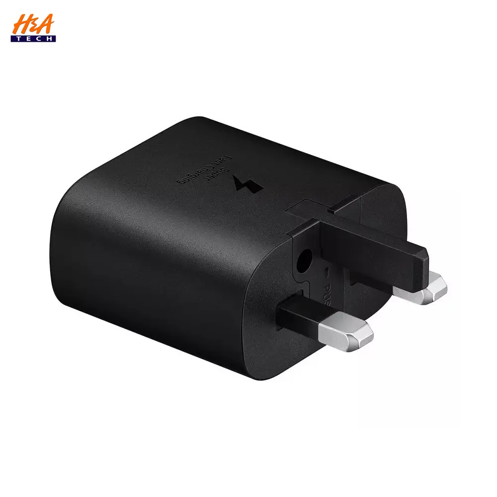 Samsung 25W Adapter W / O Cable Black 3 Pin New Version