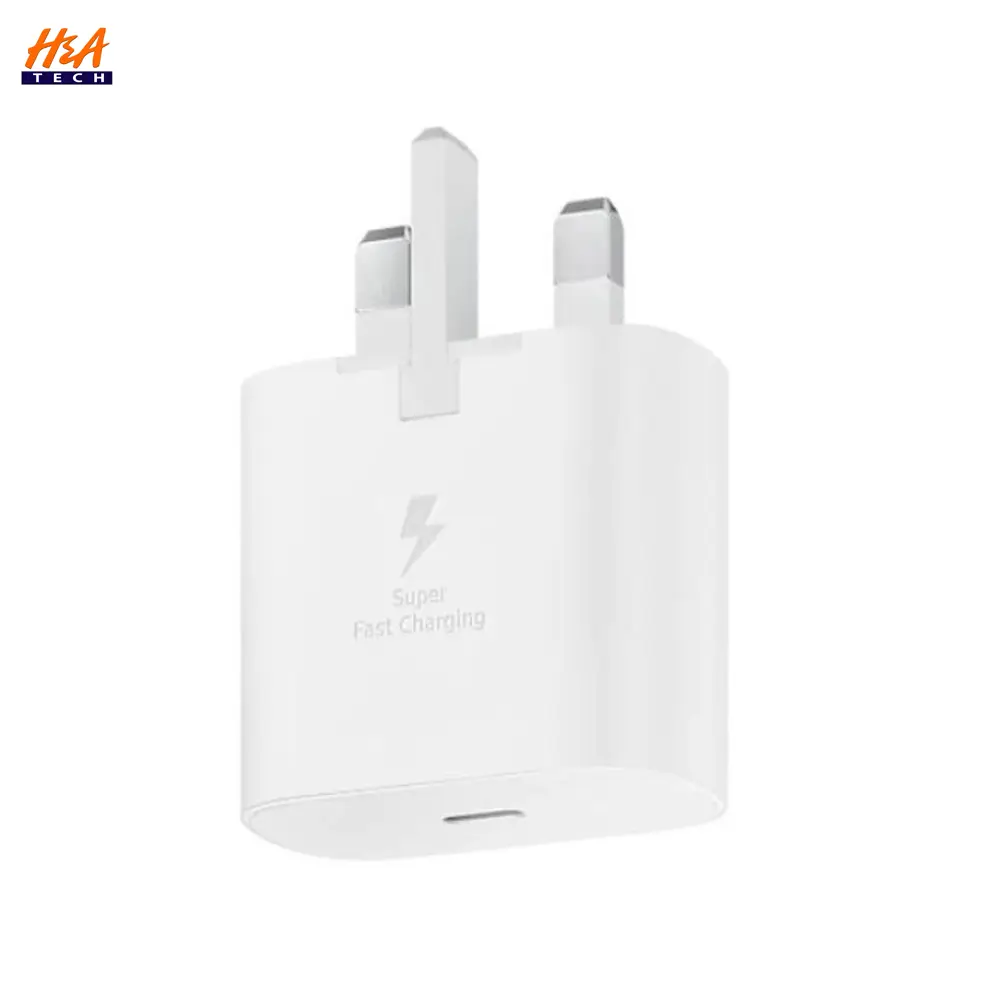 Samsung 25W Adapter W / O Cable White 3 Pin New Version