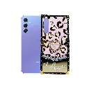 Samsung A34 Ladies Luxury LV Case With Back Ring (Baby Pink)