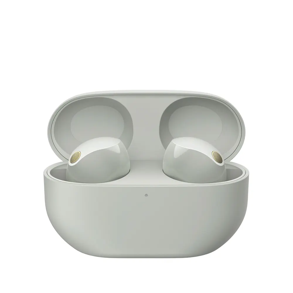 Sony WF-1000XM5 Noise Canceling Earbuds Platinum Silver