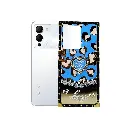 Infinix Note 12 G96 Ladies Luxury LV Case With Back Ring (Sky Blue)