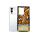 Infinix Note 12 G96 Ladies Luxury LV Case With Back Ring (Orange)