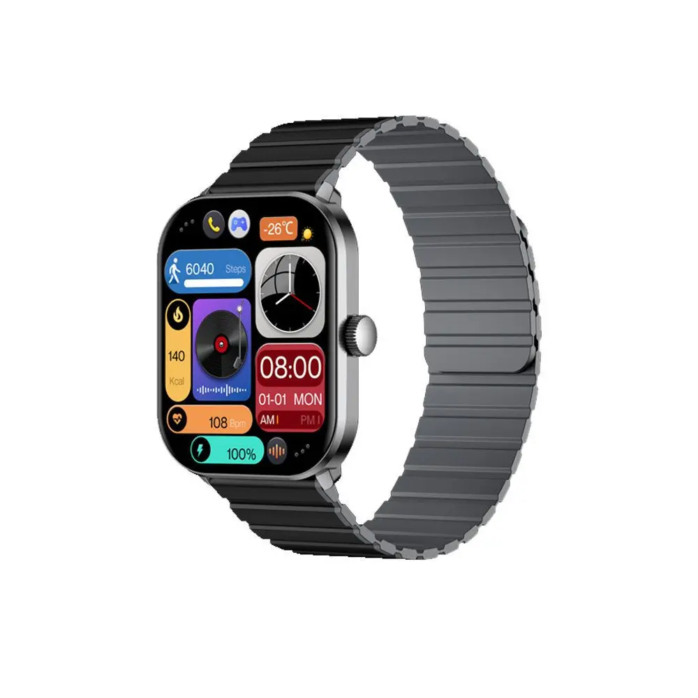 Glorimi Calling Watch GS1 Pro Dual Strap Black / Grey