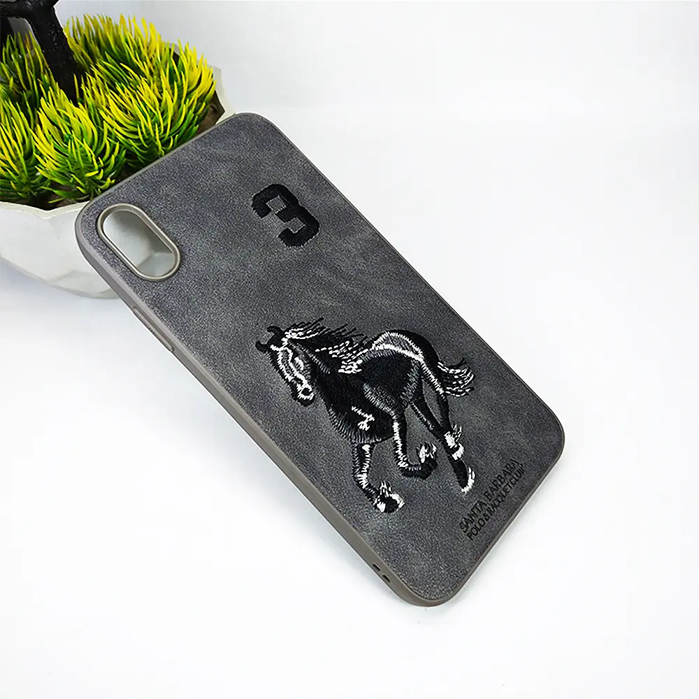 iPhone XS Max Santa Barbara Polo Racquet Club Back Case (Natural Titanium)