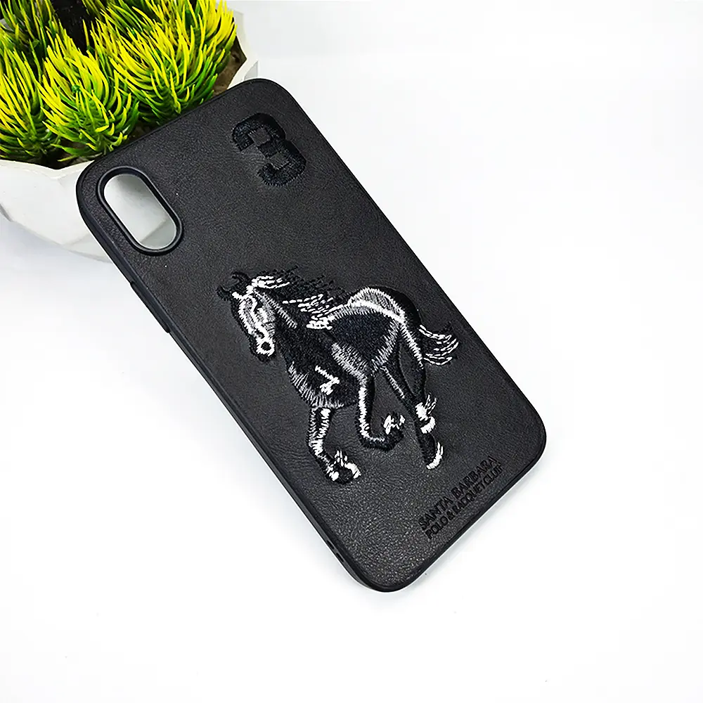 iPhone XS|X Santa Barbara Polo Racquet Club Back Case (Black)