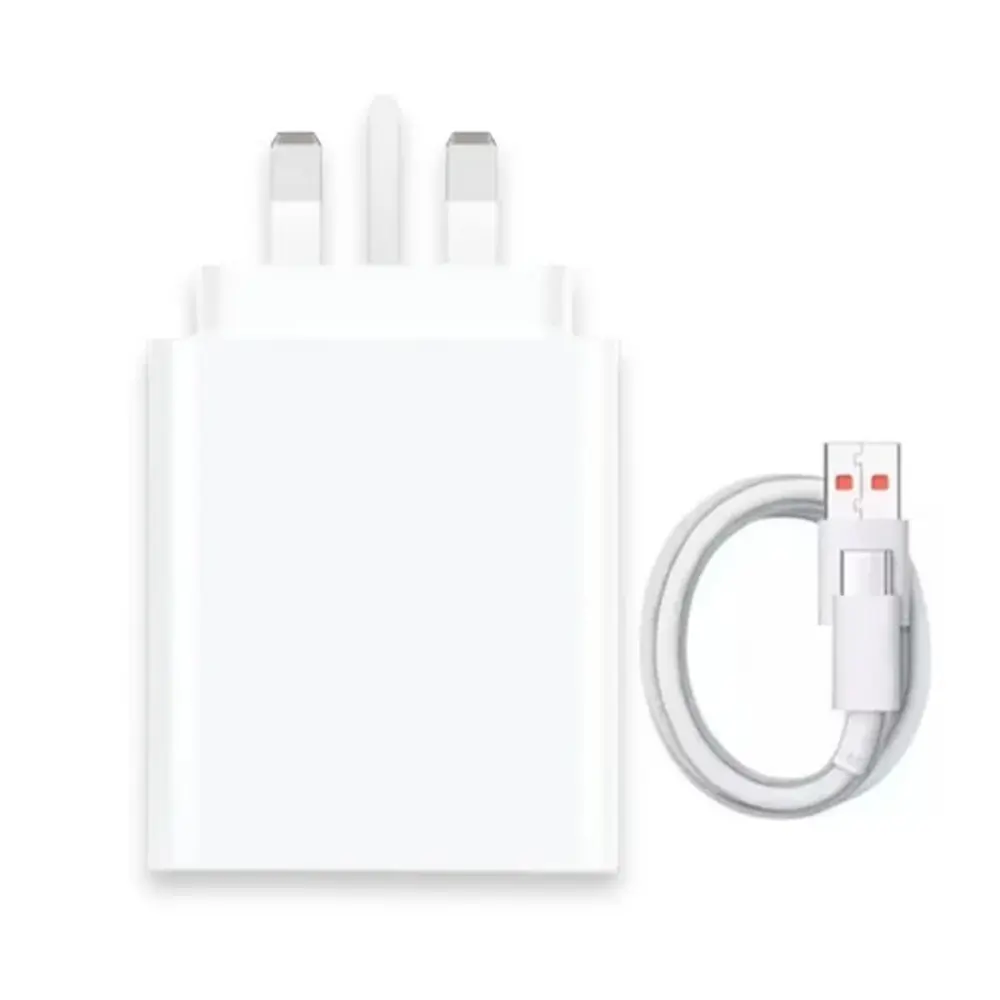 Mi 120W Charger Combo (Type-A) with A to C Cable 3Pin White 