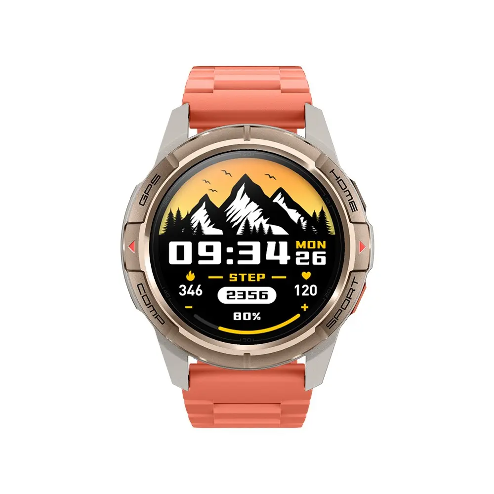 Mibro Smart Watch GS Active Golden Dual Strap 