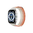 Haylou Watch Rs5 Braided Nylon+polyester Strap 22mm Starlight Orange 