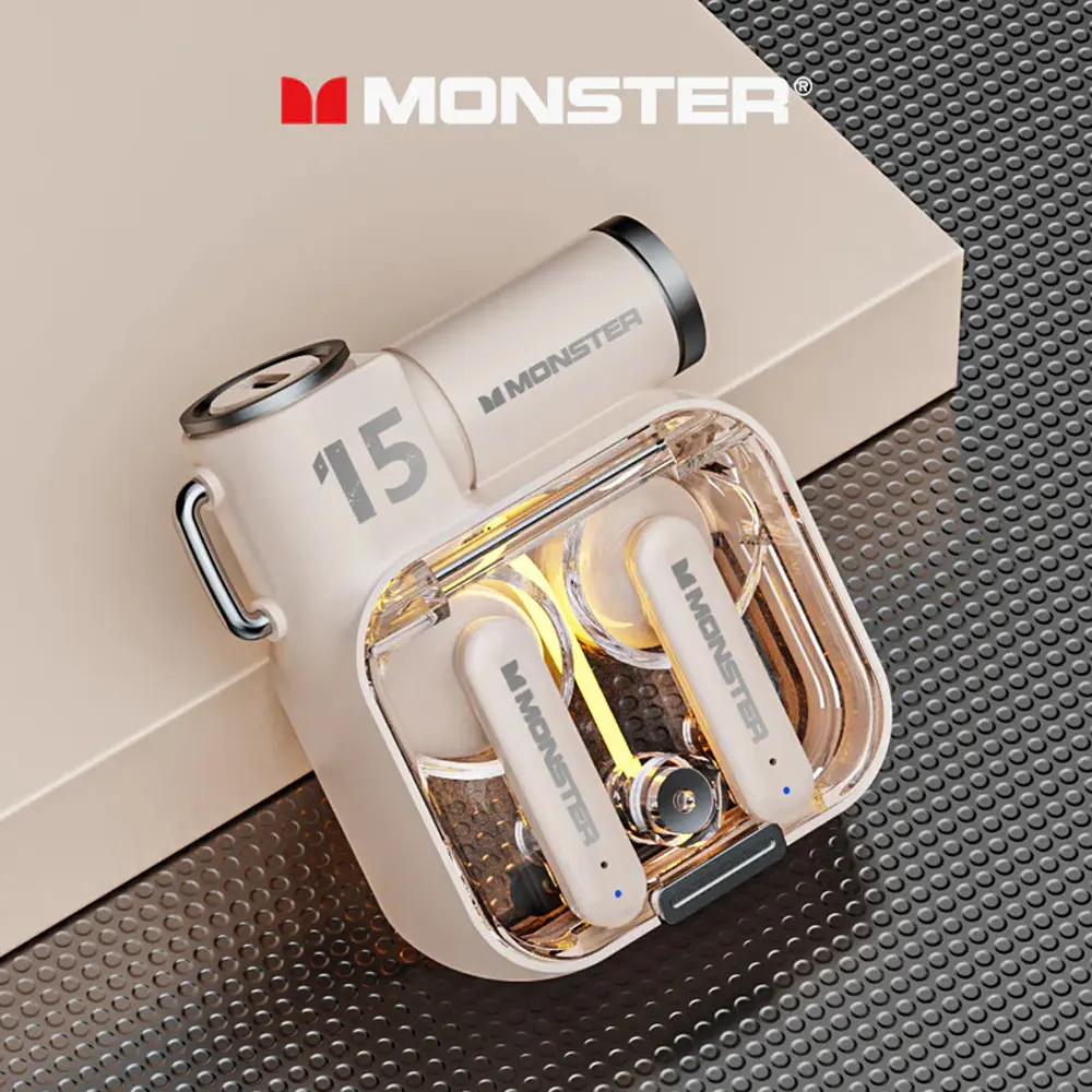Monster Game Airmars Earphones XKT-15 Ivory 