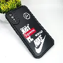 Vivo S1|V17 Neo|Y7s|Z5 Logo Soft Silicone Printed Back Case (Black)