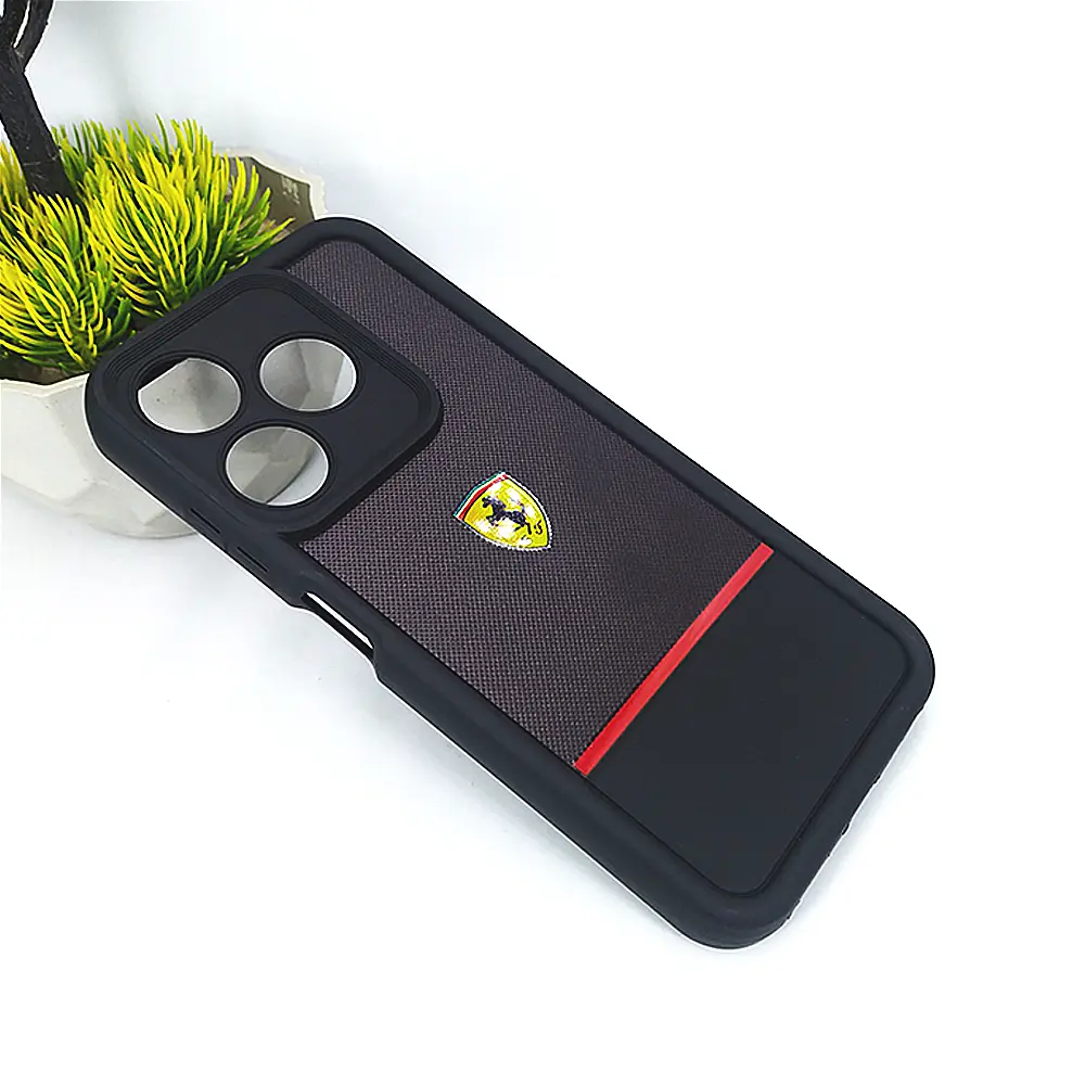 [PO14BTSPRK10C-31-2] Tecno Spark 10C Soft Silicone Printed Back Case (Black) — Shockproof, Stylish