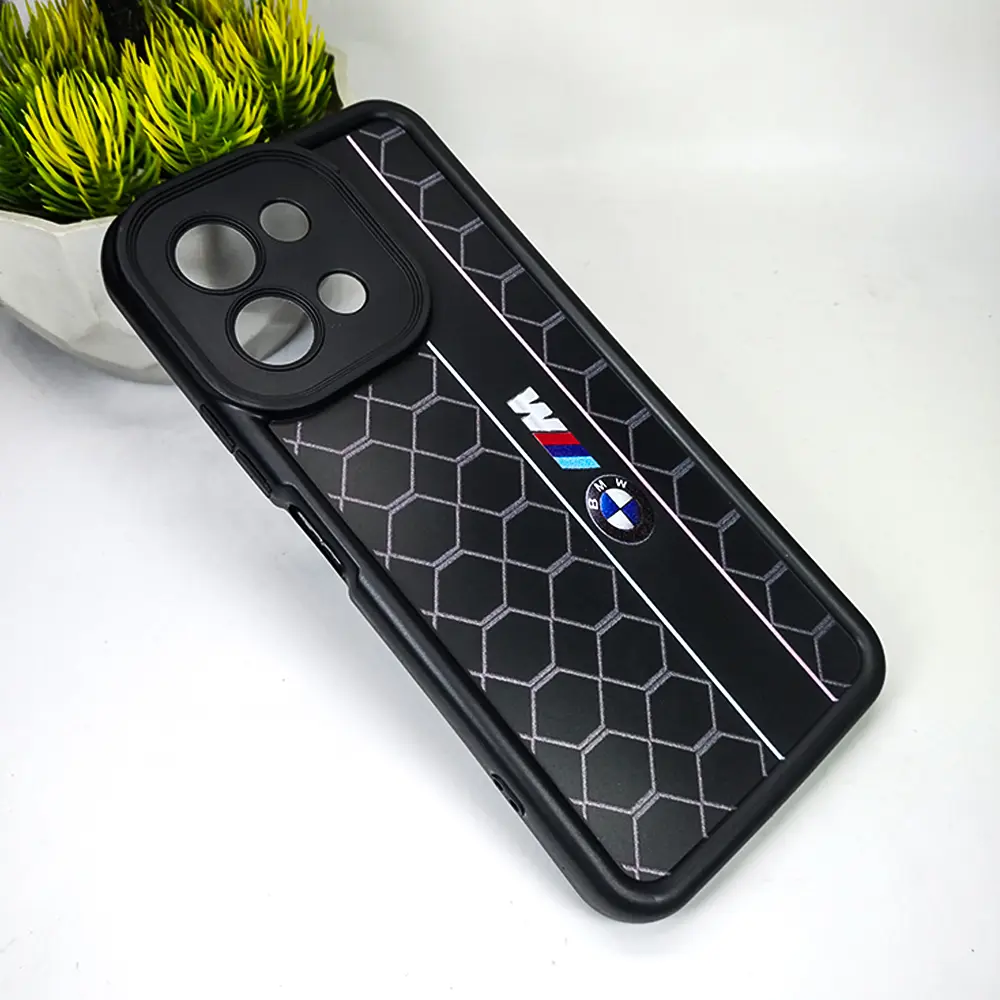 Vivo Y28 Logo Soft Silicone Printed Back Case - Black