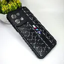 Vivo Y28 Logo Soft Silicone Printed Back Case - Black