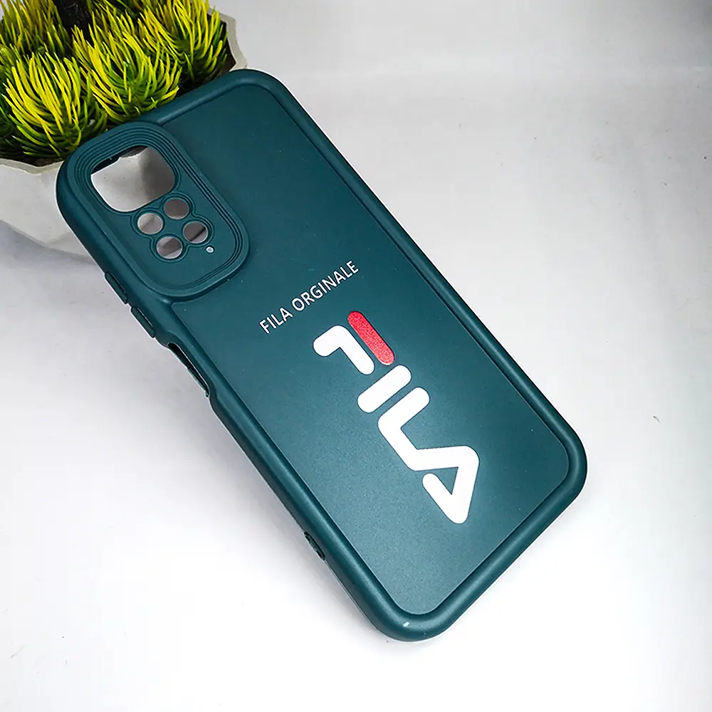 Xiaomi Redmi Note 11|Note 11S Logo Soft Silicone Printed Back Case (Green)