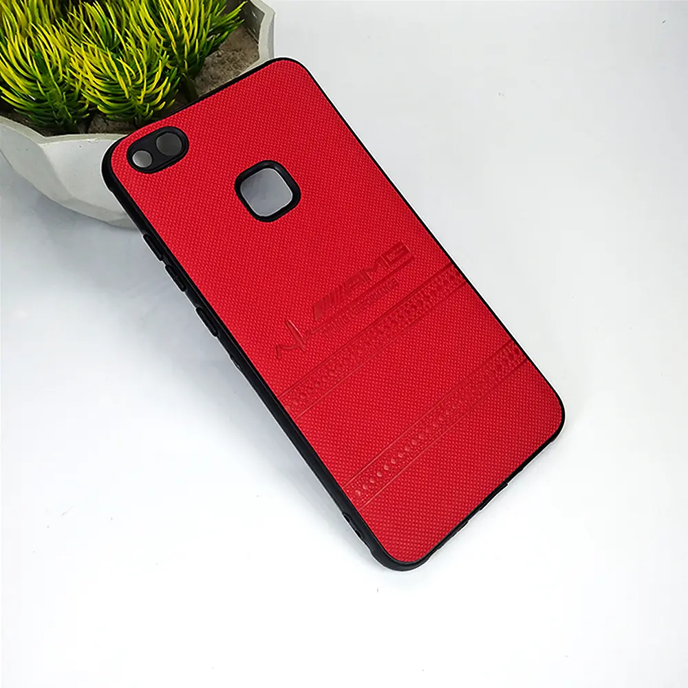 Huawei P10 Lite AMG Leather Back Case (Red)