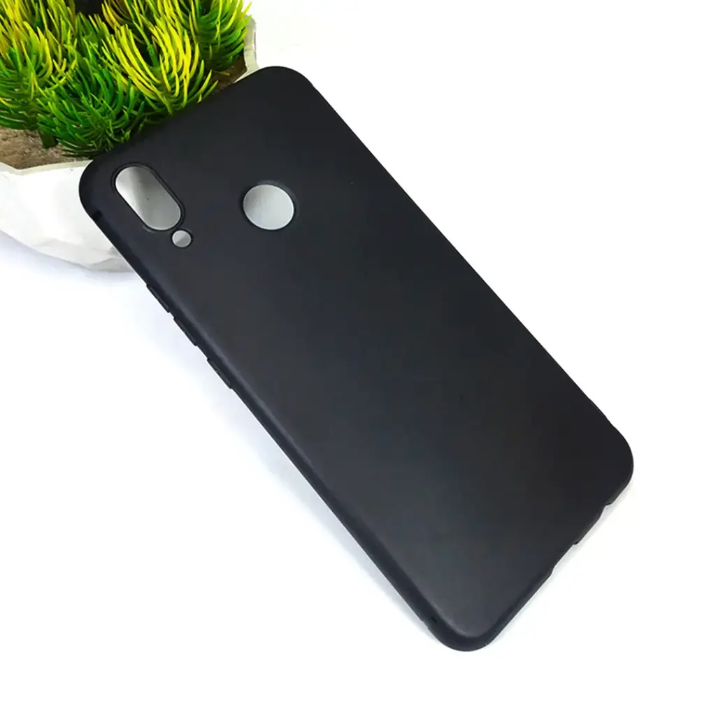 [PO4BHUNOV3I-4-2] Huawei Nova 3i|P Smart Plus Matte Soft Silicone Paper Case (Black)