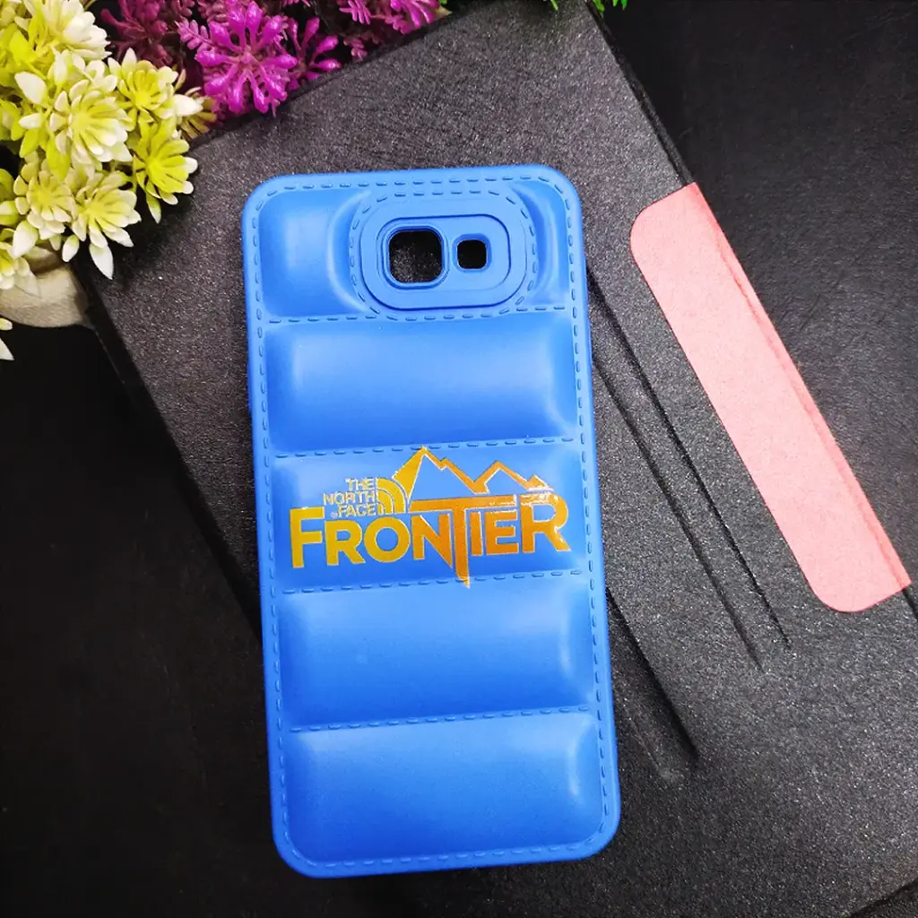 Samsung Galaxy J5 Prime 3D Puffer Case - Soft Silicone Back, Blue