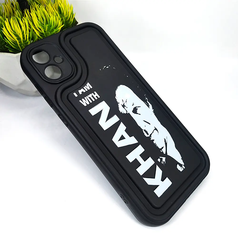 Samsung Galaxy A05 Soft Silicone 3D Printed Back Case (Black)