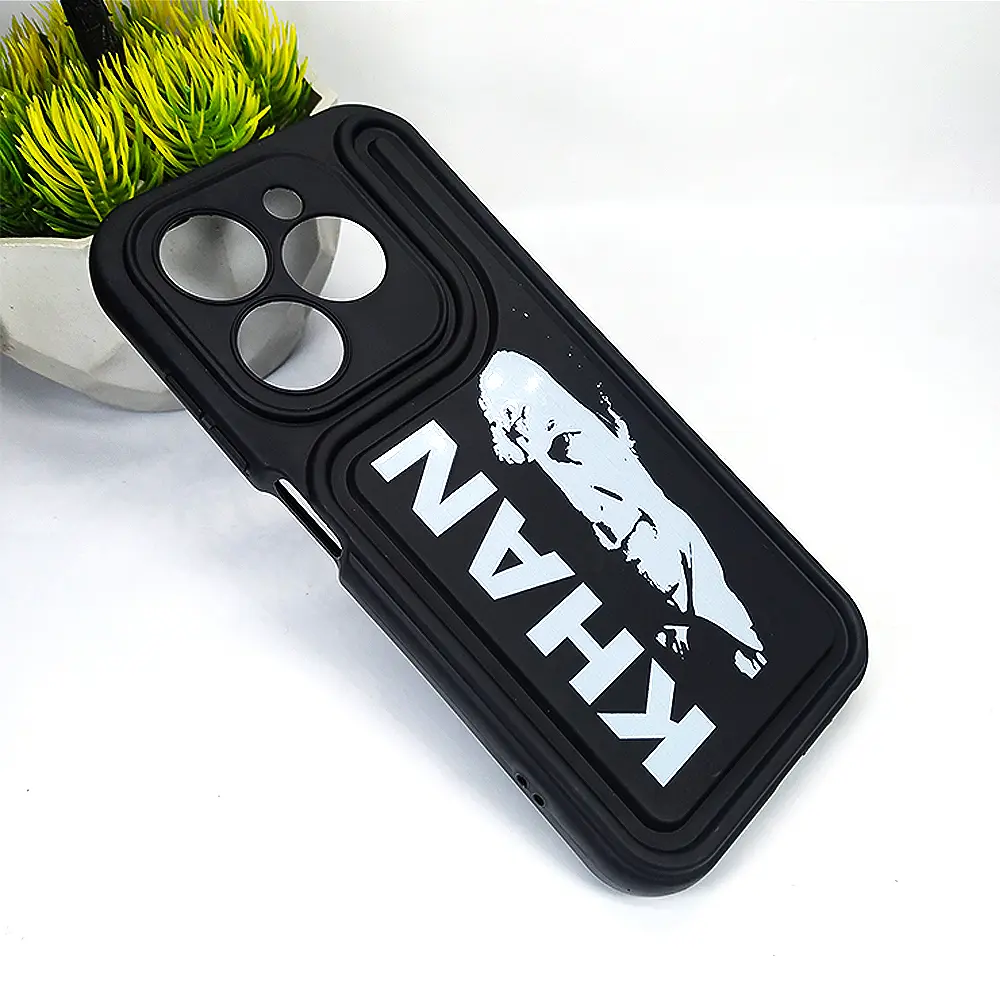Tecno Spark 20|Spark 20|Spark Go 2024|Pop 8|Infinix Smart 8|Smart Pro|Smart 8 Plus|Hot 40i Soft Silicone 3D Printed Back Case (Black)