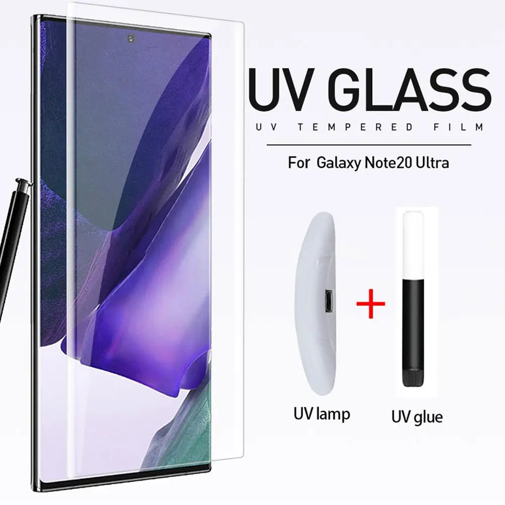 "Samsung Galaxy Note 20 Ultra G Rhino UV Glass Protector - Ultimate Screen Defense"