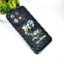 Vivo Y28 Soft Silicone Printed Back Case - Black