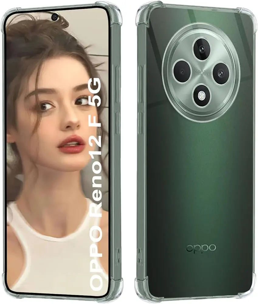 [PO7BORNO12F] Oppo Reno 12F 5G 1.5 MM TPU|Transparent Back Case