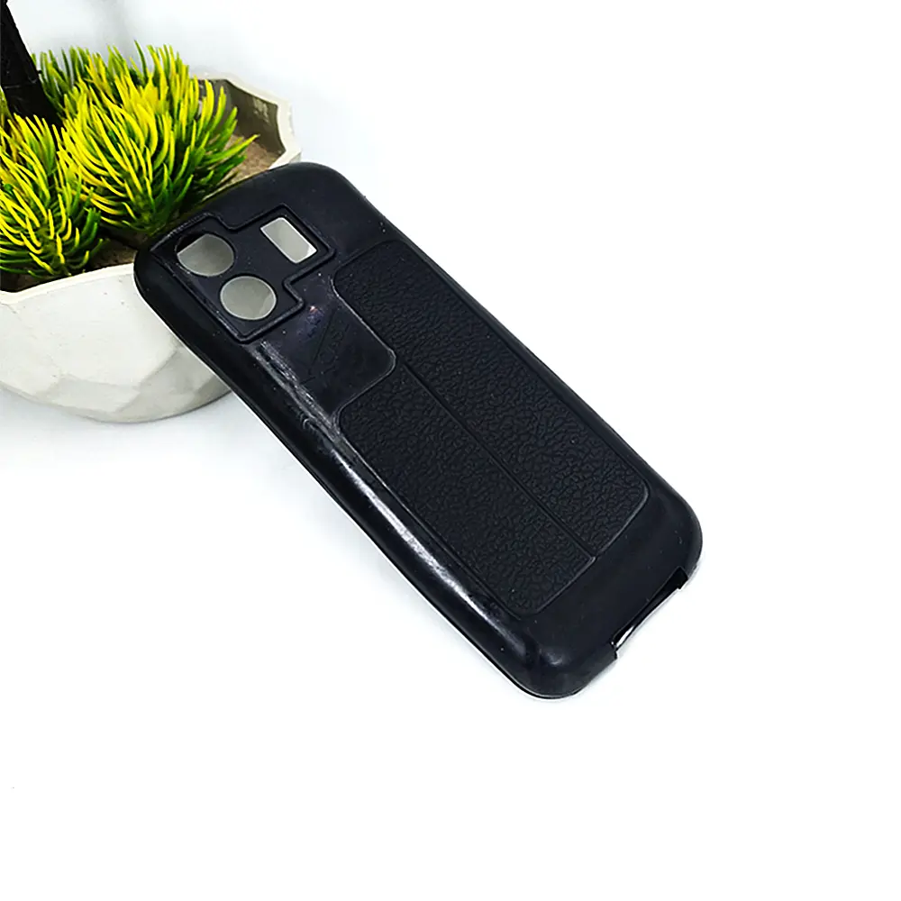iTel Guru 600 Soft Silicone Back Case (Black)