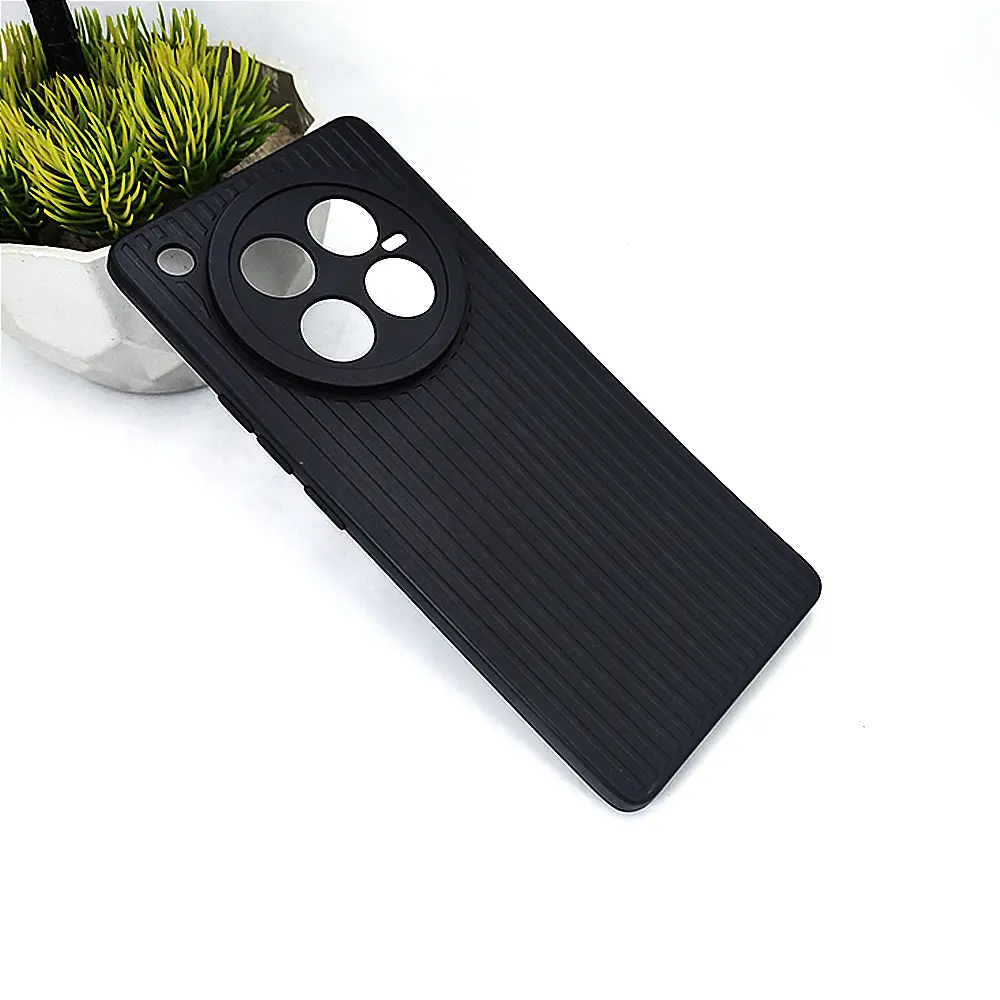 Infinix Zero 40 4G Matte Soft Silicone Paper Back Case (Black)