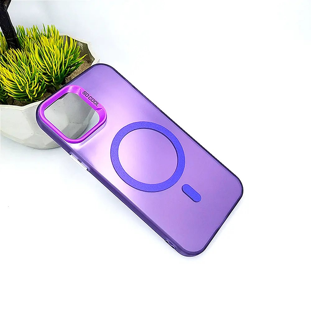 iPhone 12|12 Pro So Cool Mag Safe Printed Back Case (Purple)