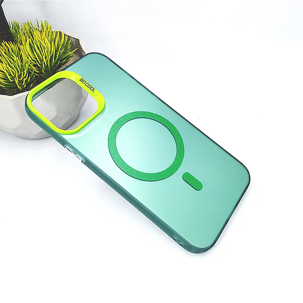 iPhone 13 Pro Max So Cool Mag Safe Printed Back Case (Green)