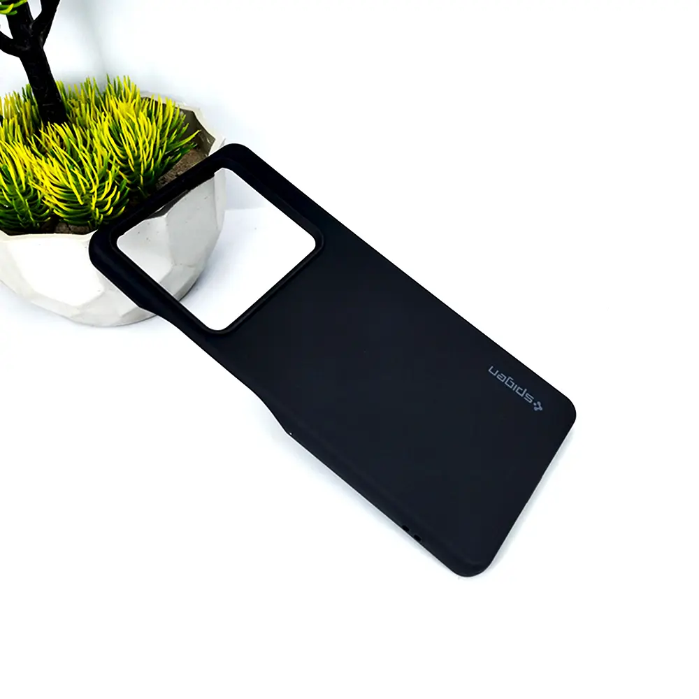 Infinix Note 40 Spigen Soft Silicone Back Case (Black)