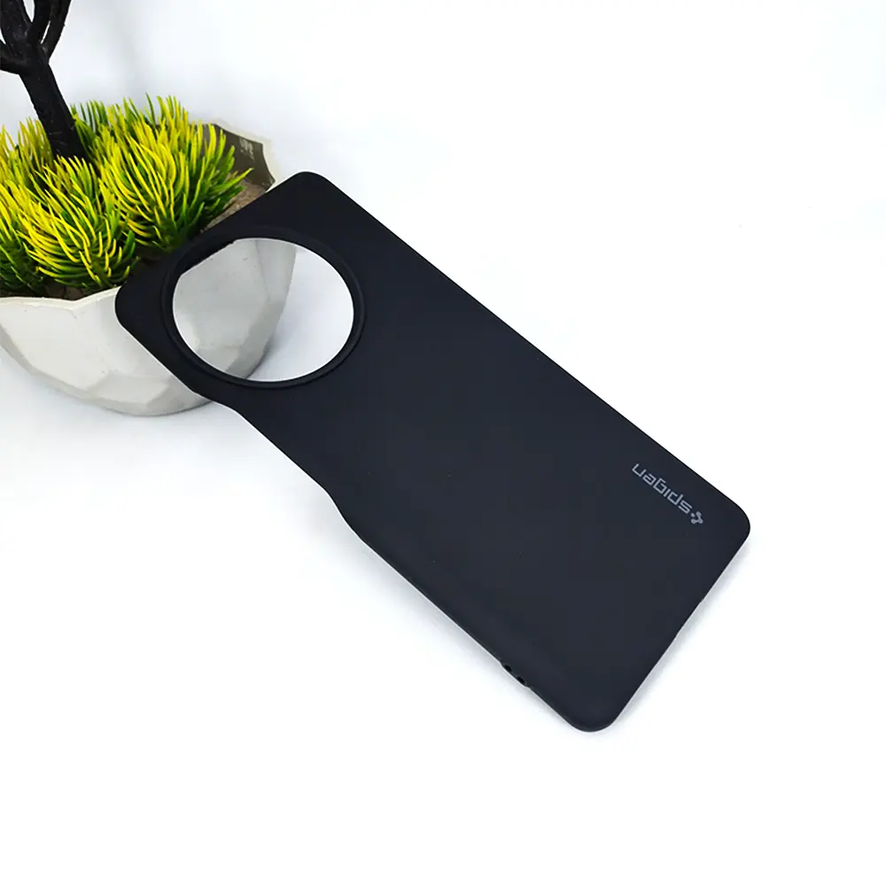Vivo V30E 5G Spigen Soft Silicone Back Case (Black)