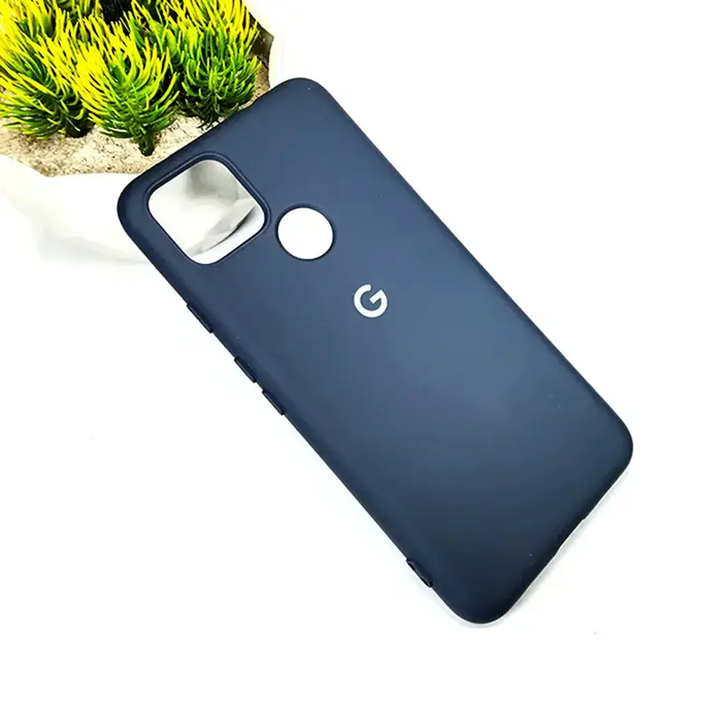 Google Pixel 4XL Official Soft Silky Back Case (Navy Blue)