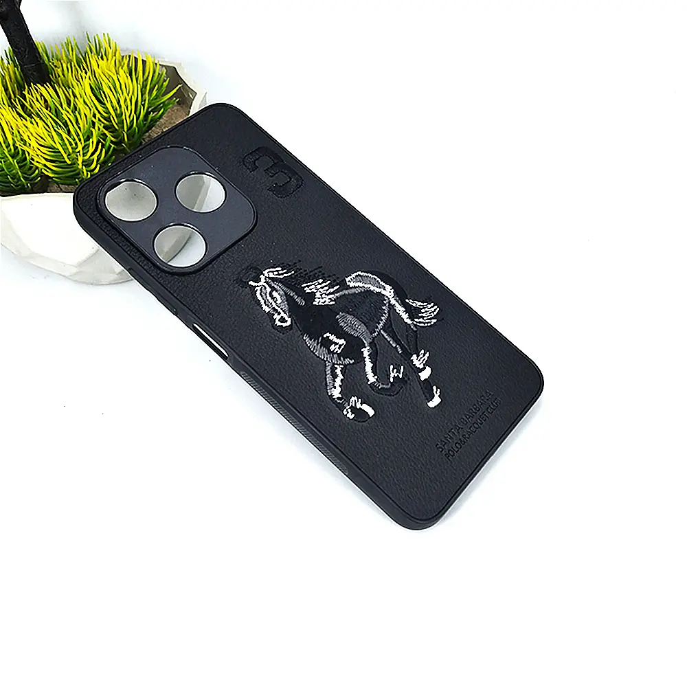 Tecno Spark 10C|Spark 10 Santa Barbara Polo Back Case (Black)