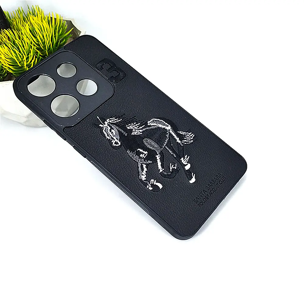 Infinix Smart 7|Tecno Spark Go 2023|Pop 7|Pop 7 Pro Santa Barbara Polo Back Case (Black)