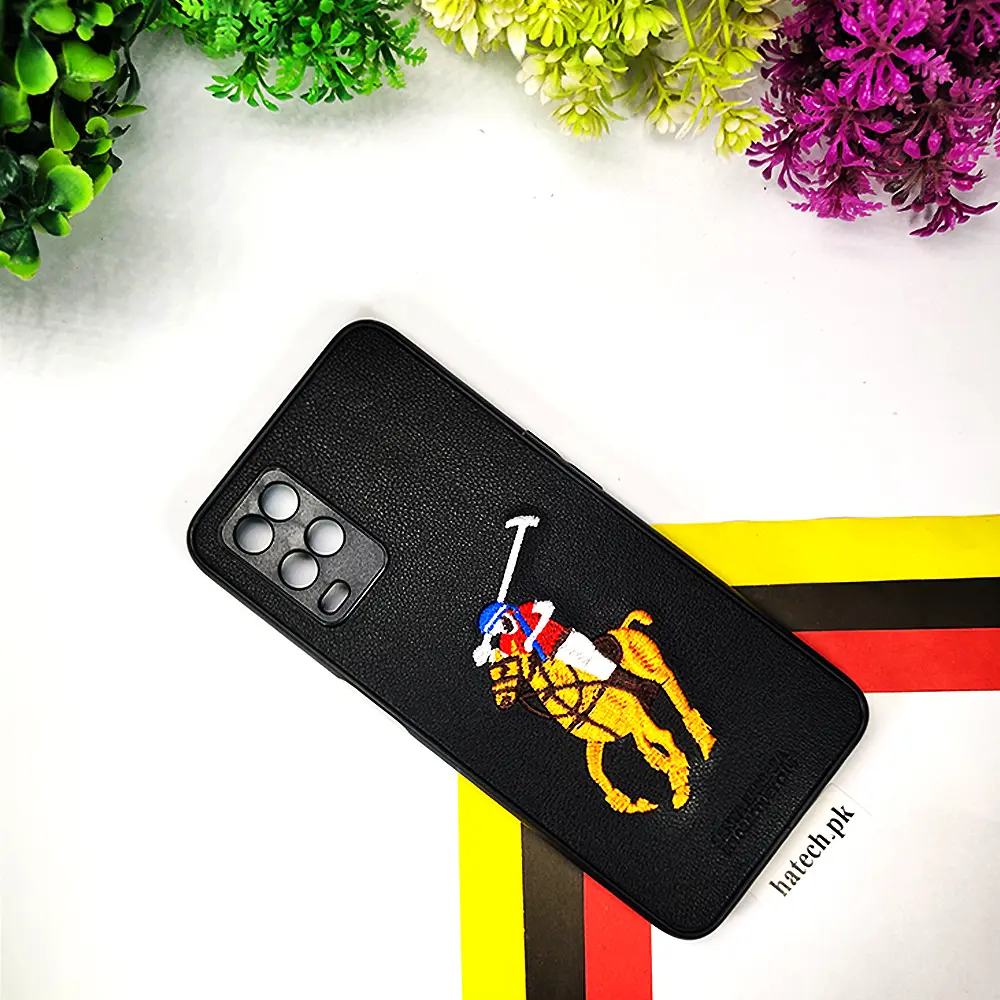Oppo A54 Santa Barbara Polo Back Case (Black)