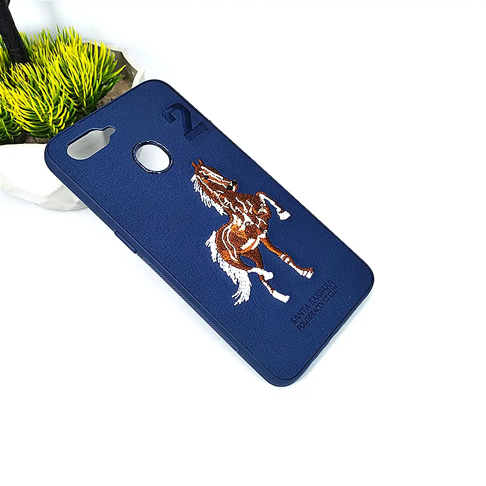 Oppo A5S|A12|A11K|A7|F9 Santa Barbara Polo Back Case (Navy Blue)