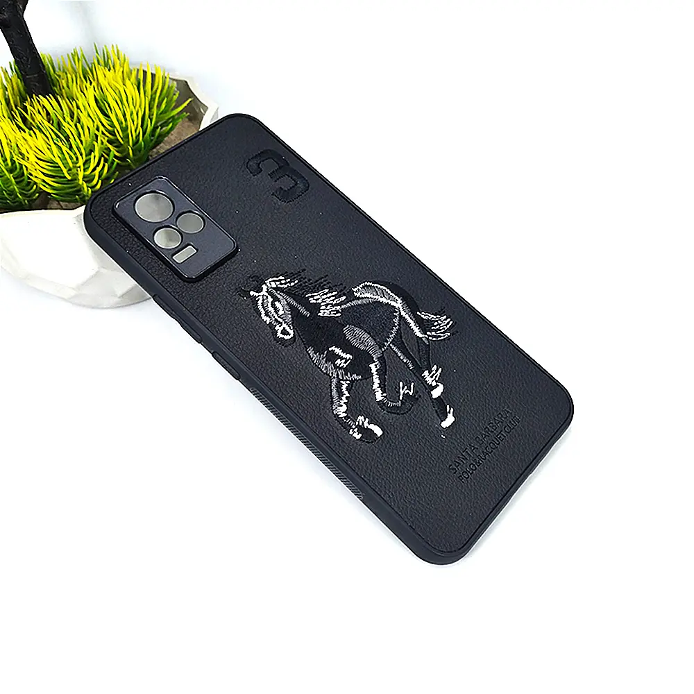 Vivo V21E|V20|Y73 Santa Barbara Polo Back Case (Black)