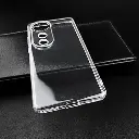 Vivo V40E Dust Plug Transparent Back Case